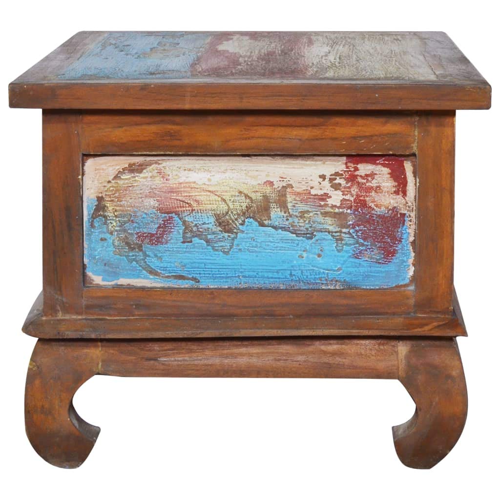 Modern Reclaimed Teak Wood Coffee Table 31.5