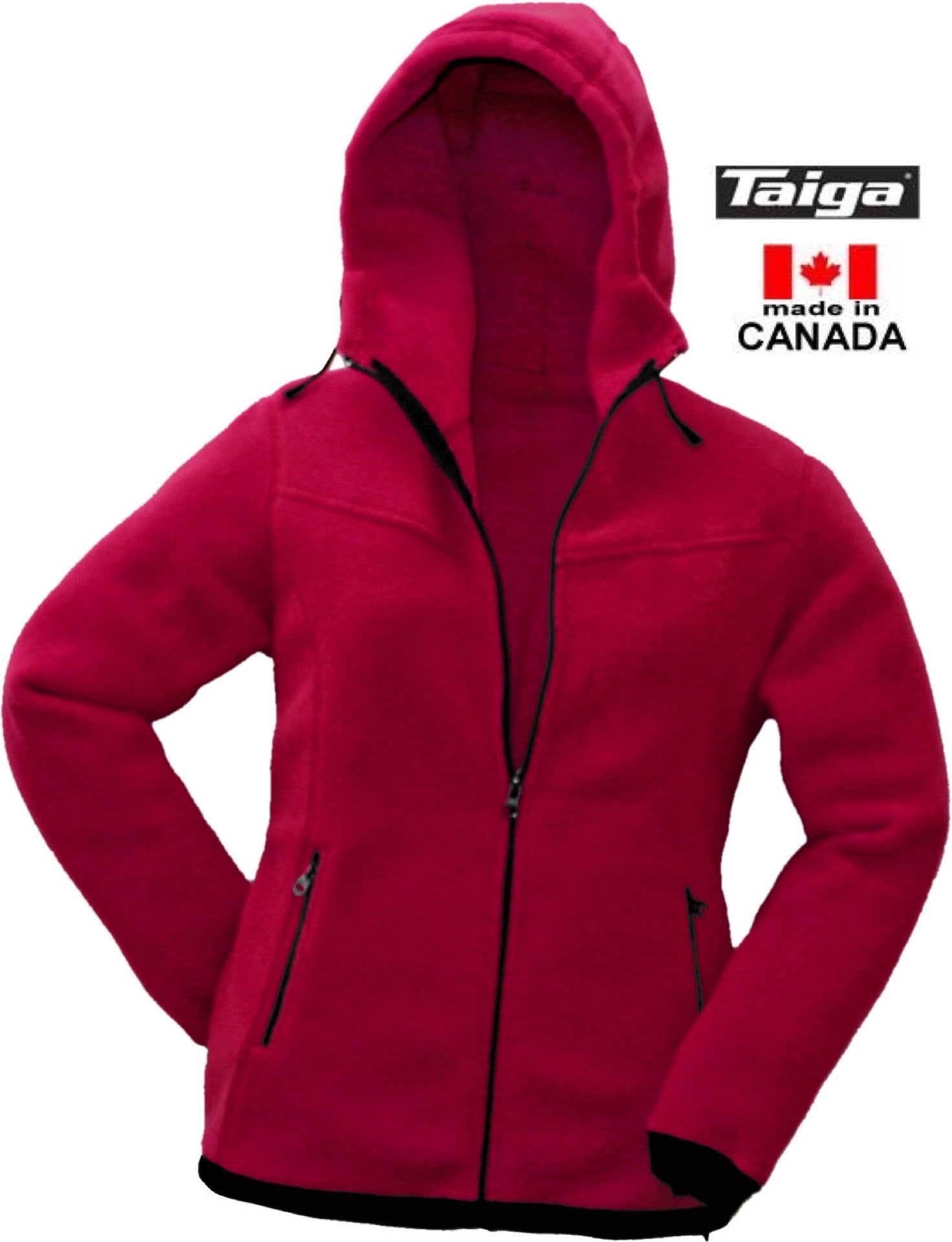 Polartec® 300 Women's Fleece Jacket with Hood - Warm Winter Pullover for Outdoor Activities, Hiking & Casual Wear