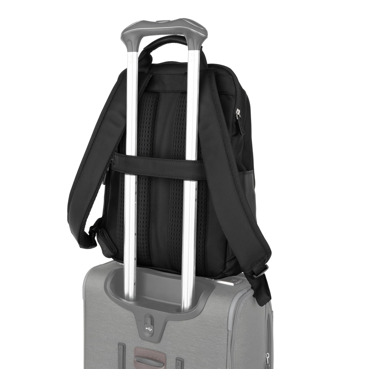 Travelpro Platinum Elite Slim Laptop Backpack for Business Travel - Fits 16 Inch Laptop, Water Resistant, Lightweight & Durable for Men & Women (Black) - Perfect for Airplane Carry-On & Daily Commute