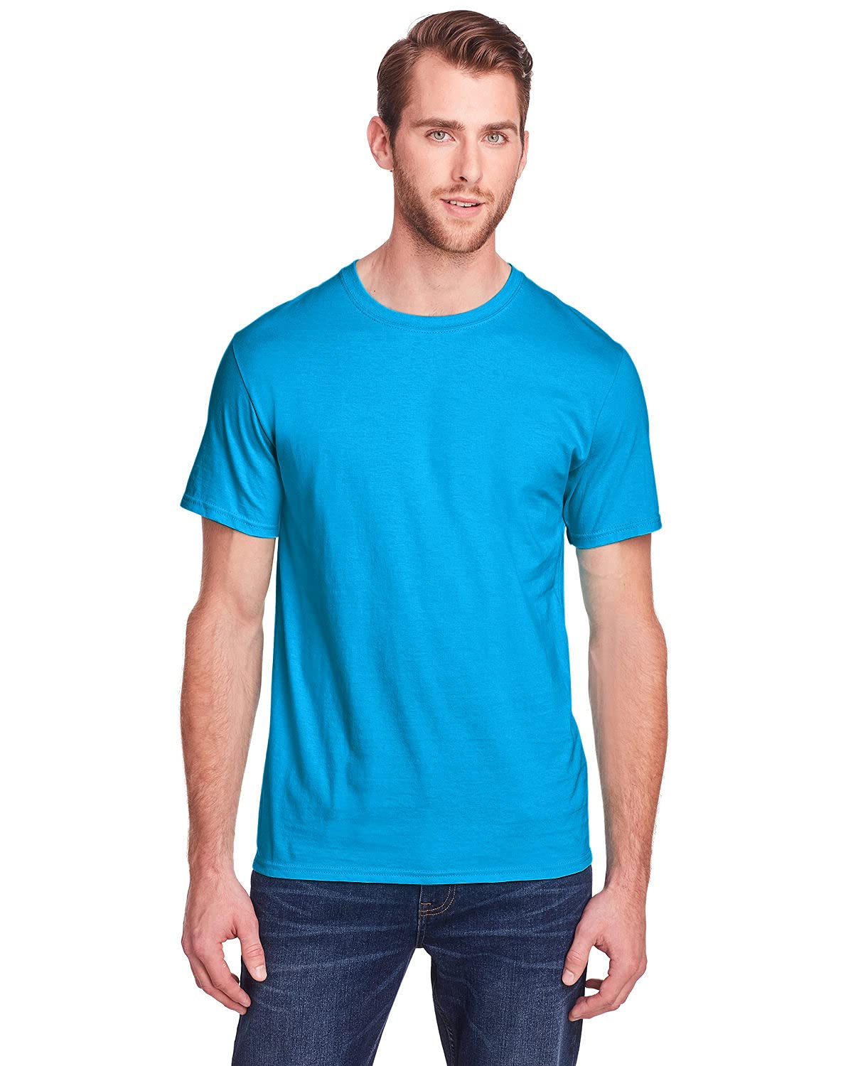 Fruit of the Loom Men's Classic Cotton Crew Neck T-Shirt - Soft Comfort Fit Short Sleeve Tee for Casual Wear, Gym & Everyday Outfits