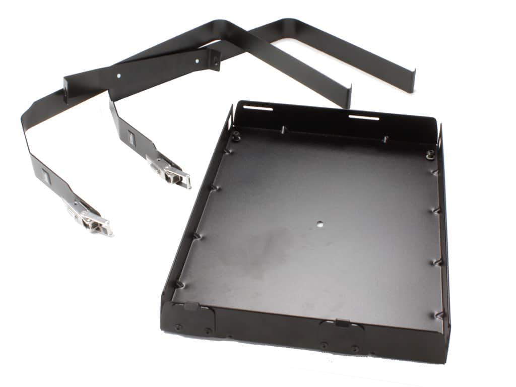 Front Runner Double Jerry Can Holder - Heavy Duty Water & Fuel Container Mount for Off-Road Vehicles, Trucks & Overlanding Adventures