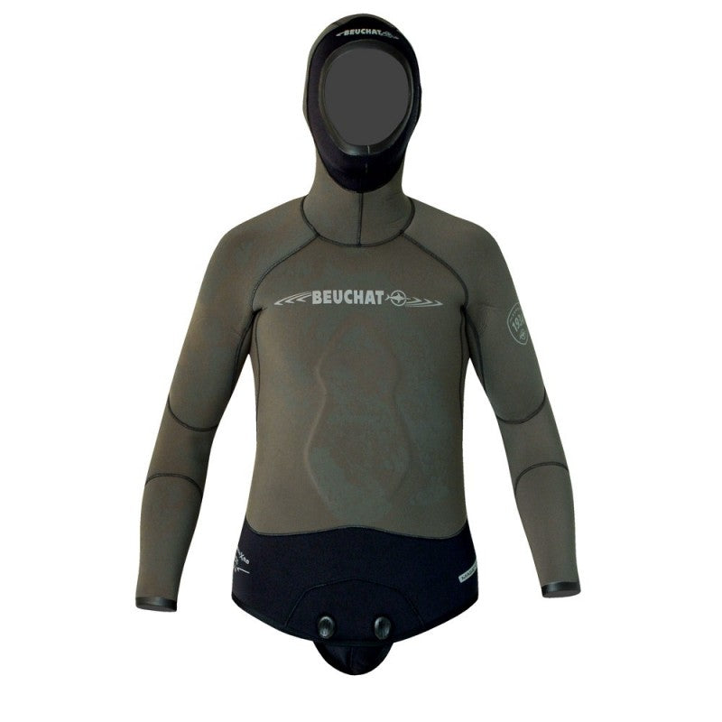 Beuchat Espadon Prestige 5mm Neoprene Wetsuit Jacket for Scuba Diving, Spearfishing & Water Sports - Men's & Women's Thermal Protection