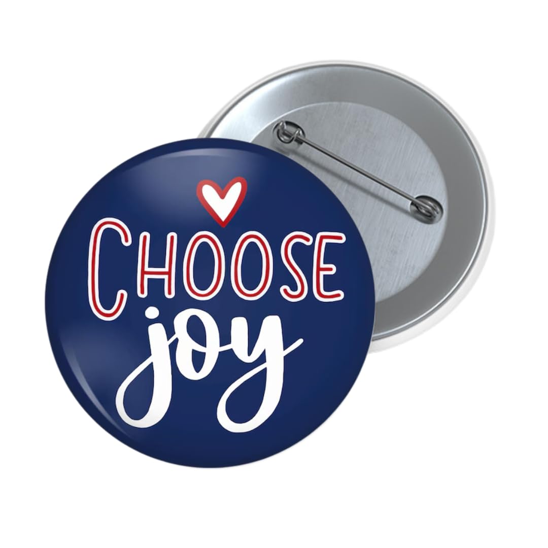 JOY Button - Kamala Harris & Tim Walz 2024 Election Campaign Pins - Political Collectibles & Support Accessories for Rallies, Bags & Jackets