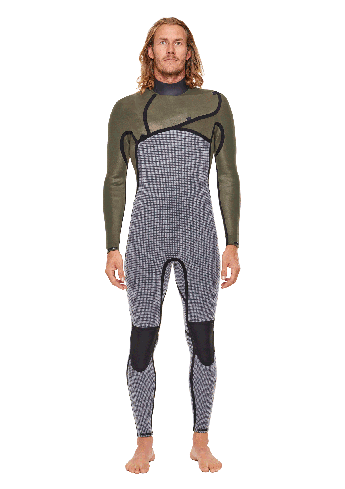 3/2mm Liquid Sealed Thermal Chest Zip Wetsuit for Men & Women - Warm & Flexible Neoprene Diving Suit for Surfing, Scuba Diving & Water Sports