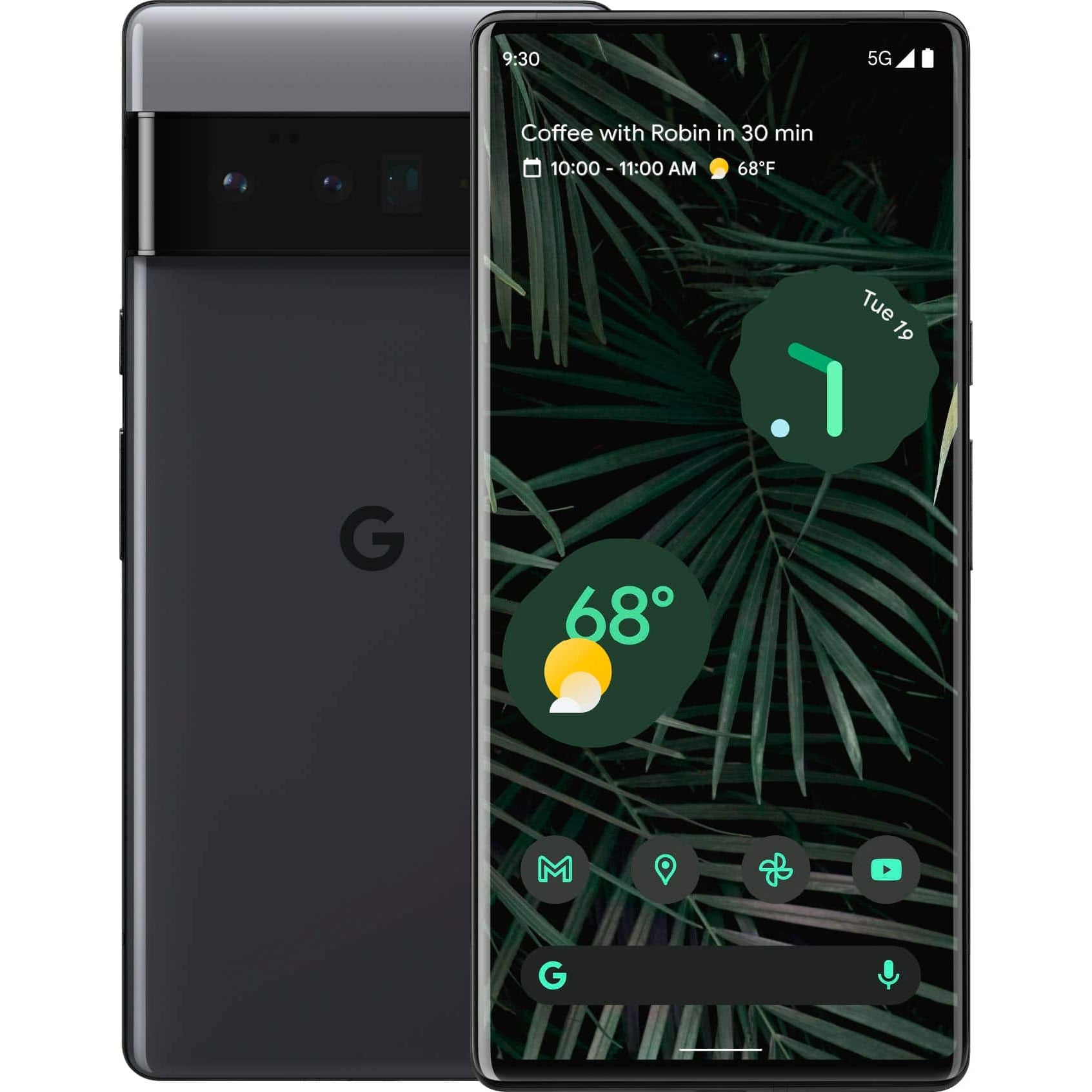 Google Pixel 6 5G Unlocked Smartphone 256GB - Android Phone with Fast Charging, Advanced Camera & Long Battery Life - Perfect for Travel, Photography & Business Use