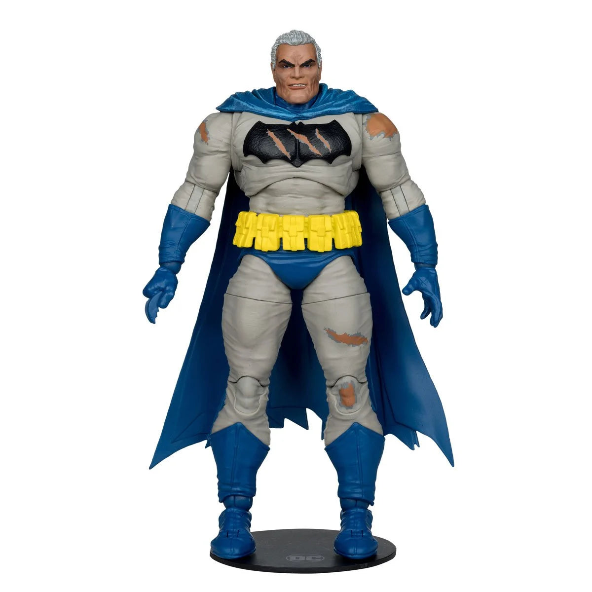 DC McFarlane Collector Edition Batman Dark Knight Returns Battle Damage Blue Outfit Action Figure - Premium Collectible for Display, Gifts & DC Fans