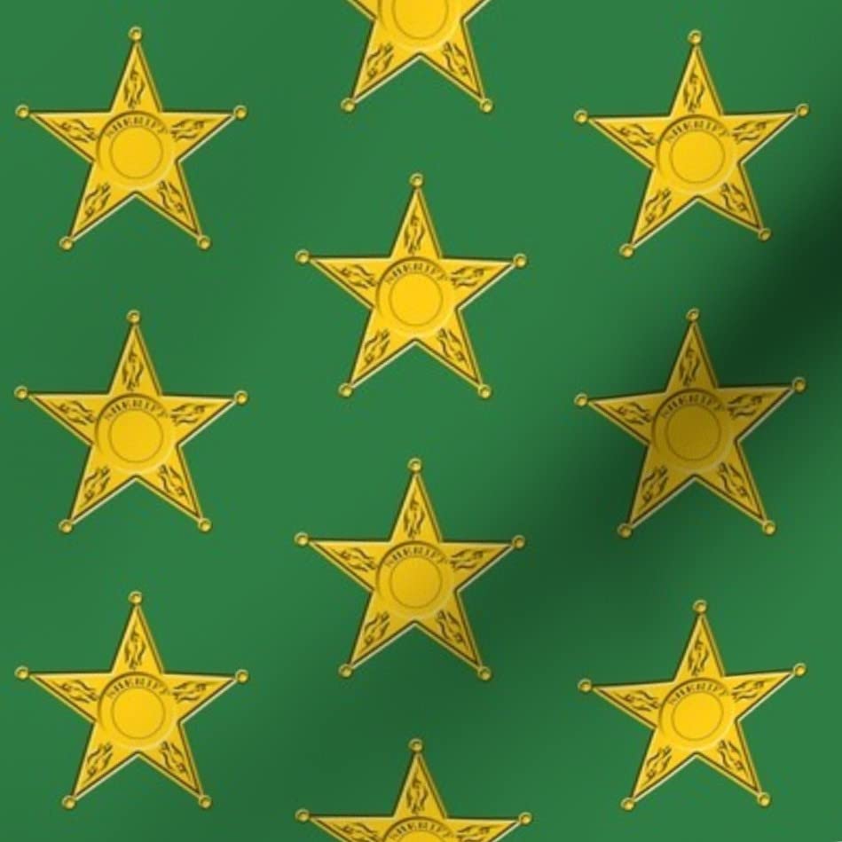 Premium Star Green Gold Law Printed Minky Fabric by The Yard - Soft Plush Material for Sewing Baby Blankets, Quilt Backing & DIY Projects - Perfect for Nursery Decor, Gift Making & Crafting