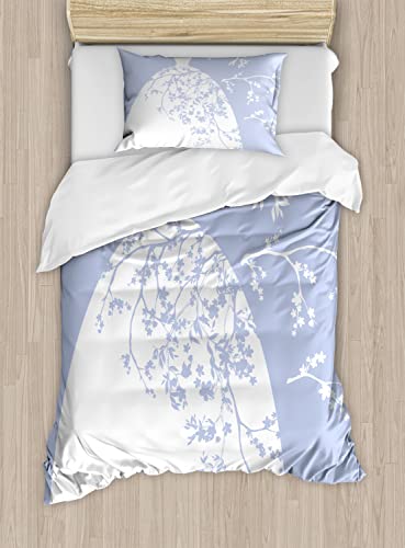 Violet Blue and White