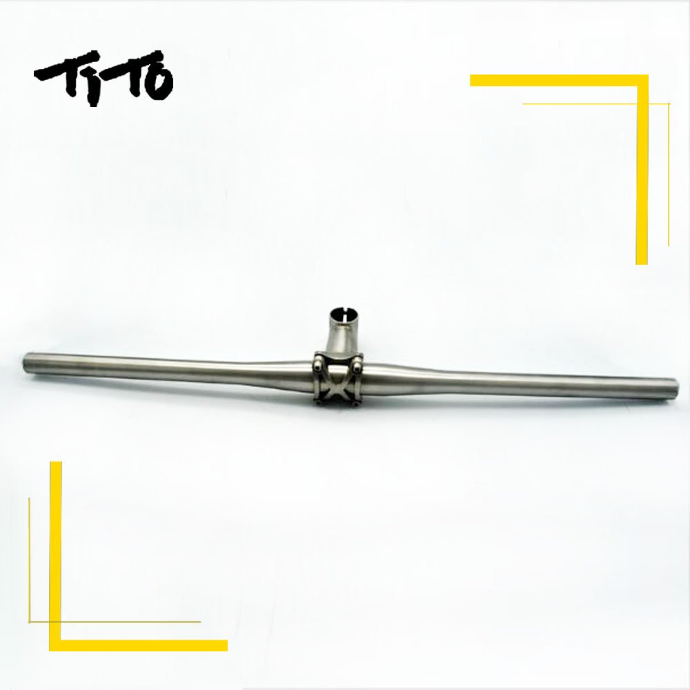 TiTo MTB Titanium Bike Handlebar - 31.8mm Diameter, 600-720mm Length Options - Custom Logo Available - Lightweight & Durable for Mountain Biking, Road Cycling & Commuting
