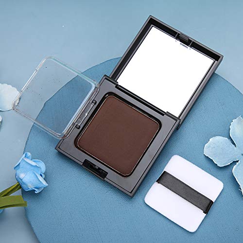 Natural Hair Shadow Powder for Women - Dark Brown Mineral Hairline Filler, 12g Travel Size | Perfect for Thinning Hair, Bald Spots & Everyday Styling at Home or On-the-Go