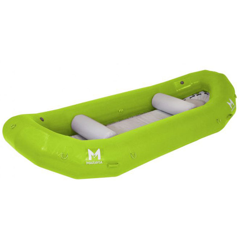 Maravia Diablo 14 Self Bailing Whitewater Raft - Premium Inflatable Raft for River Rafting & Whitewater Adventures (Closeout Sale) - Perfect for Outdoor Enthusiasts & River Guides