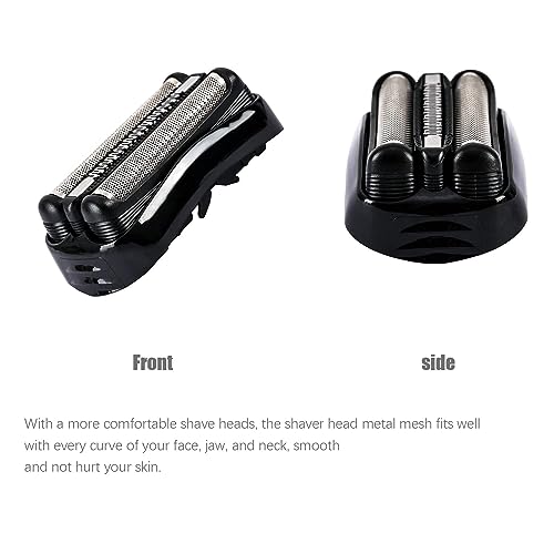 Braun 21B Replacement Foil Head for 395CC & 320S-3 Wet/Dry Electric Shaver - Compatible with Braun Series 3, 5 & 7 Shavers - Perfect for Travel, Gym & Daily Shaving
