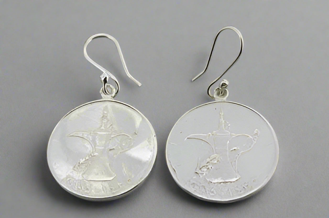 Genie Lantern Coin Earrings - Sterling Silver Jewelry for Women - Perfect for Boho, Festival & Everyday Wear