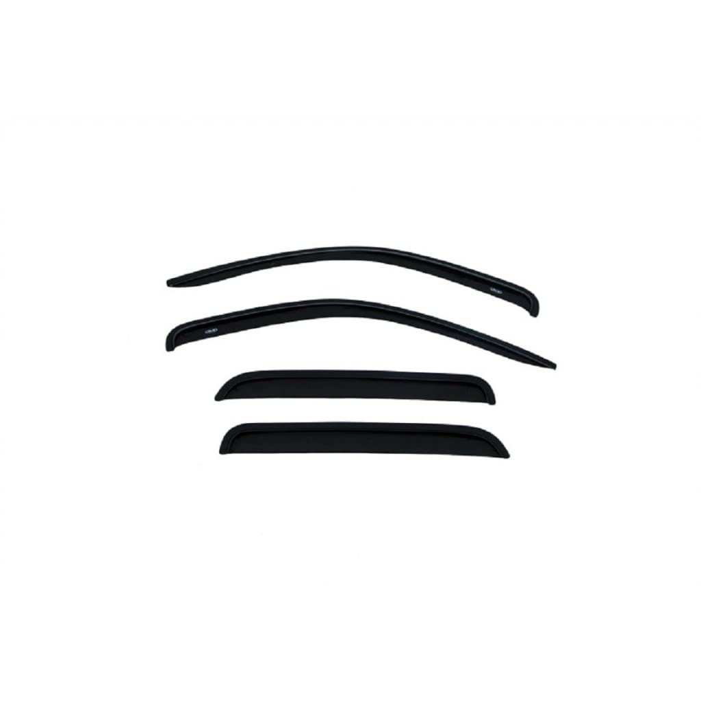 AVS For Ram Dakota 2011 Ventvisor Outside Mount Window Deflectors 4pc Smoke | 94656 - Rain & Wind Protection for Trucks, Improved Driving Comfort