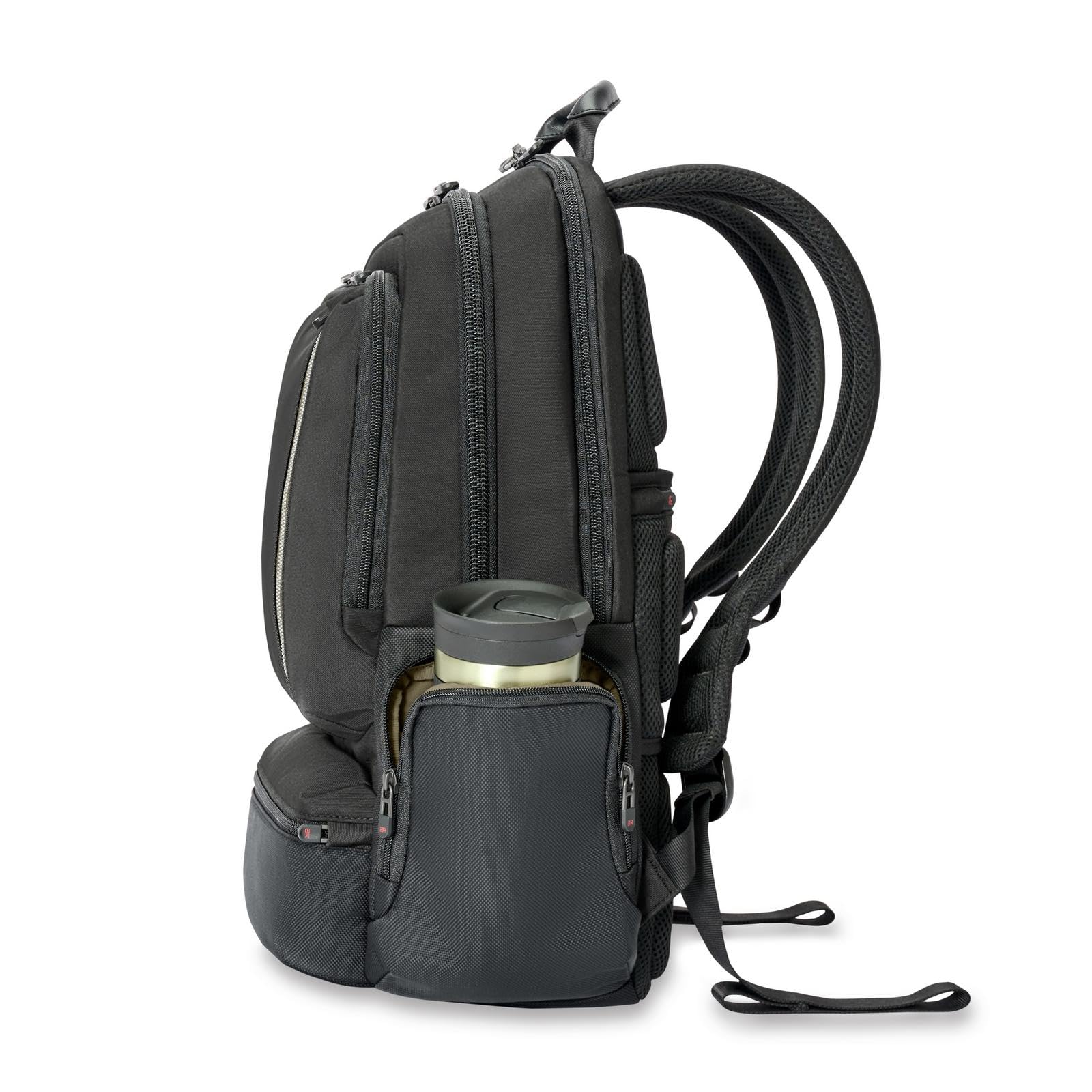 Briggs & Riley HTA Large Cargo Backpack - Durable Black Travel Backpack for Business & Commuting - Perfect for Laptops, Work Essentials & Weekend Getaways