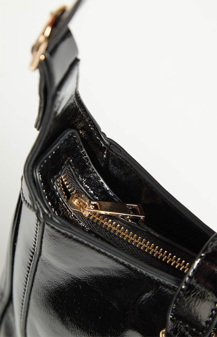 Billini Alix Black Shoulder Bag for Women - Stylish Crossbody Purse with Adjustable Strap, Perfect for Work, Travel & Everyday Use