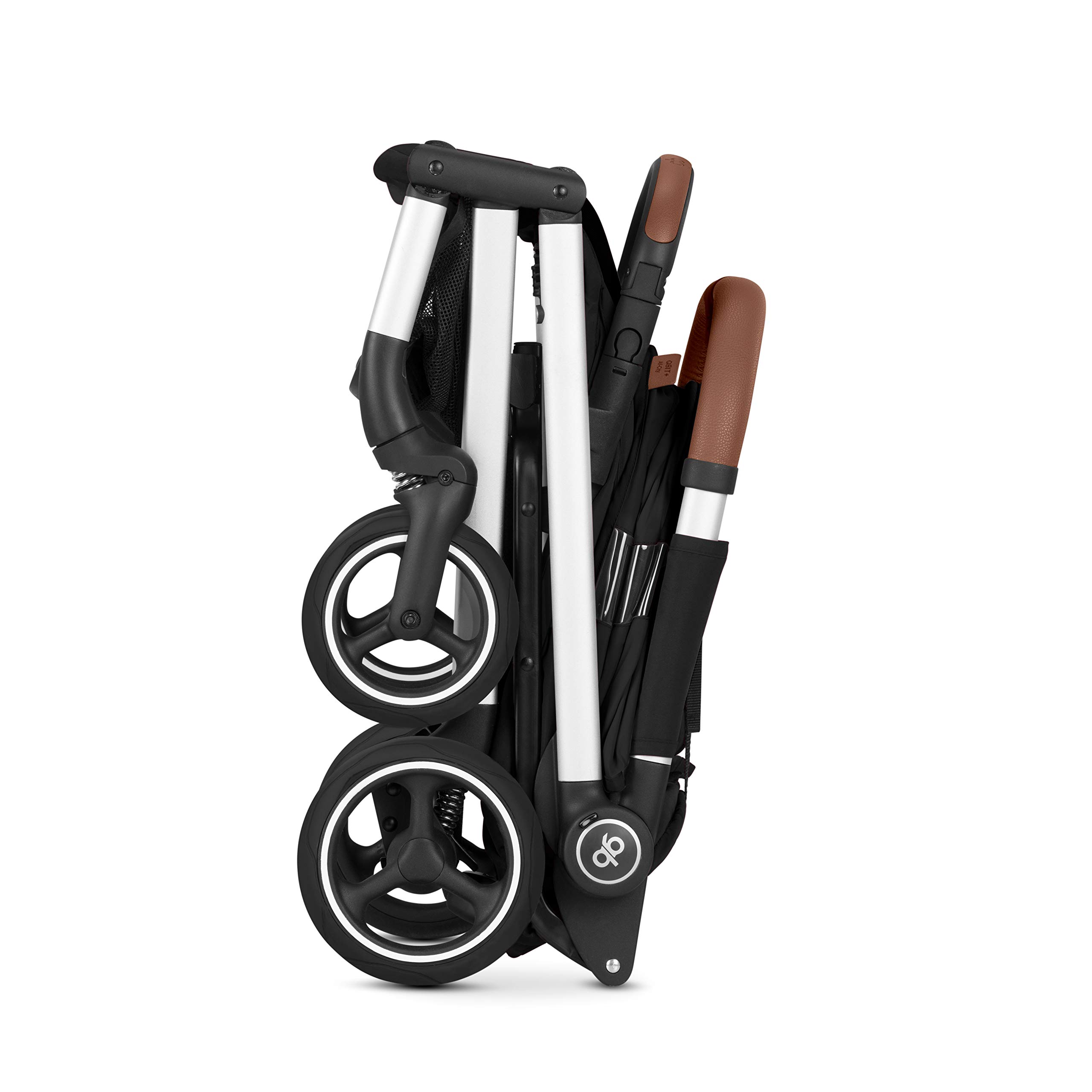 GB QBit+ All-City Stroller - Velvet Black | Lightweight Compact Baby Stroller for Urban Travel & Daily Use