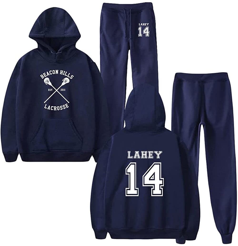 Teen Wolf Two-Piece Hoodie and Sweatpants Set for Men & Women - Long Sleeve Streetwear Tracksuit | Casual Outfit, Gym Wear, Lounge Fashion