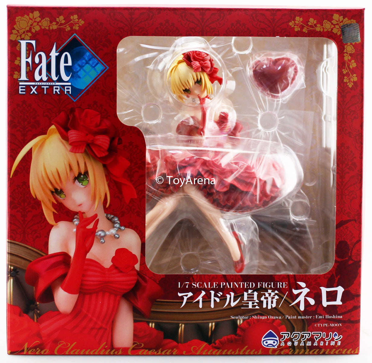 Fate/Extra Idol Emperor Nero Claudius Aquamarine 1/7 Scale Figure Statue - Collectible Anime Character Model for Display & Decoration | Perfect for Anime Fans, Gift, and Home Office Decor