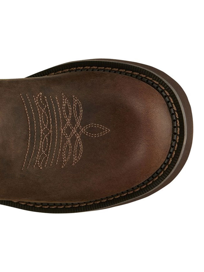 Justin GY9606 Women's Western Boots in Chocolate Brown - Perfect for Country Rides, Rodeos & Cowgirl Fashion