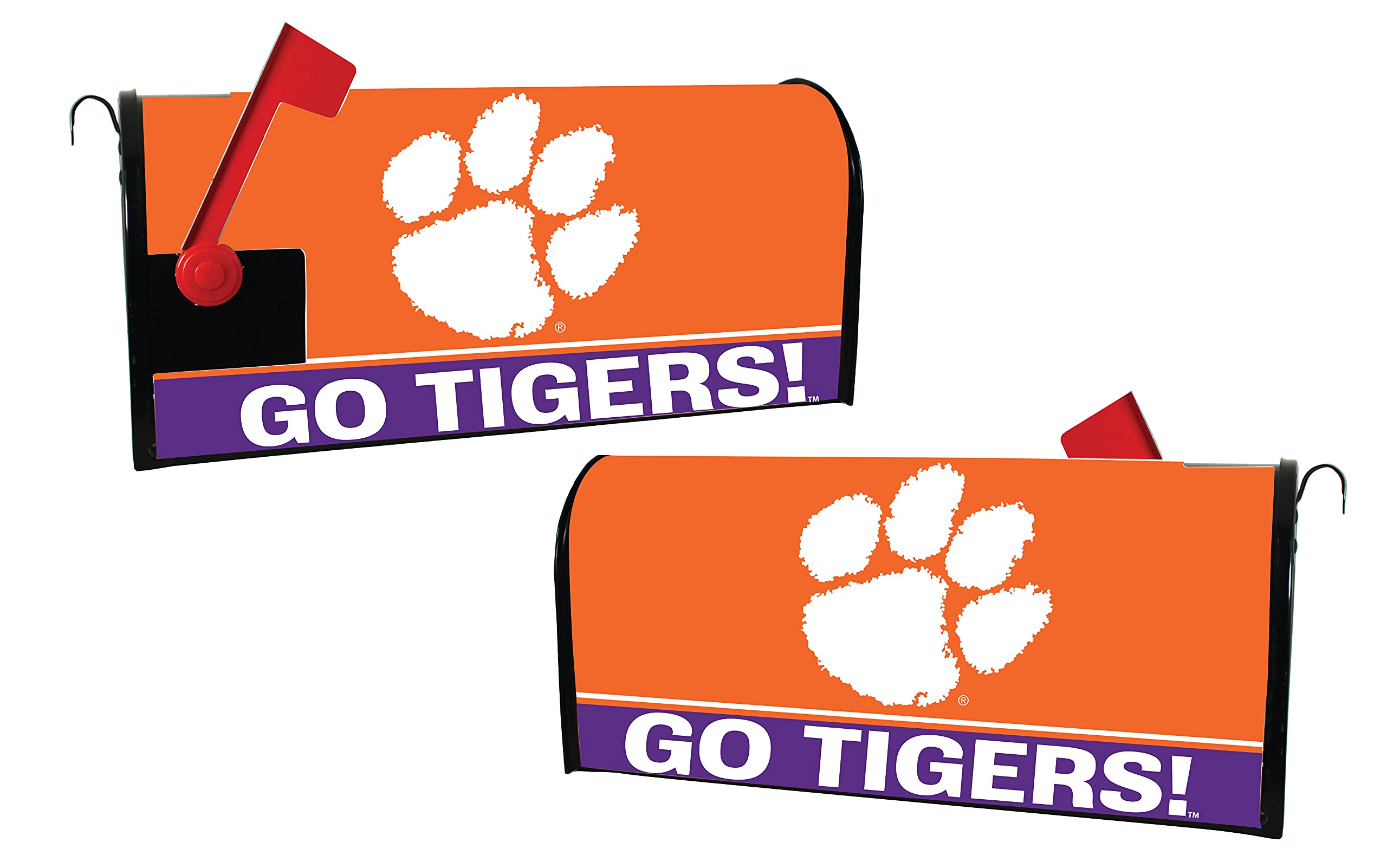 Officially Licensed Clemson Tigers Mailbox Cover - 2021 New Design | Durable Outdoor Decoration for College Fans & Game Day Decor