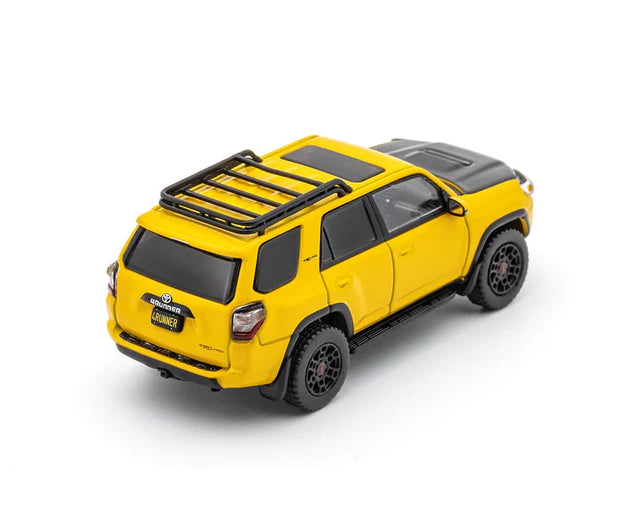 2022 Toyota 4Runner TRD Pro 1:64 Scale Die-Cast Model Car - Yellow Collectible Toy for Display & Racing Scenes