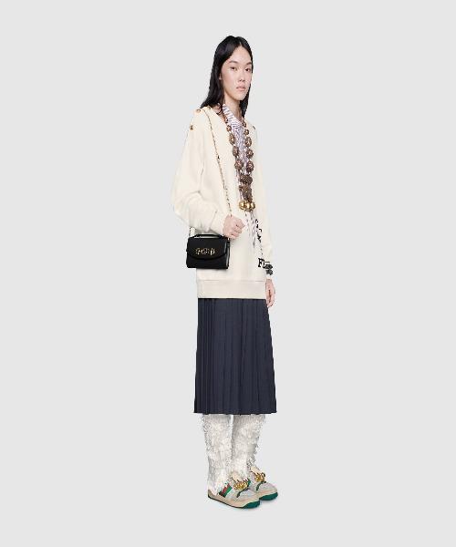 Gucci Zumi Black Smooth Leather Mini Bag for Women - Luxury Designer Crossbody Purse for Evening Out & Party | Fashionable & Elegant Accessory
