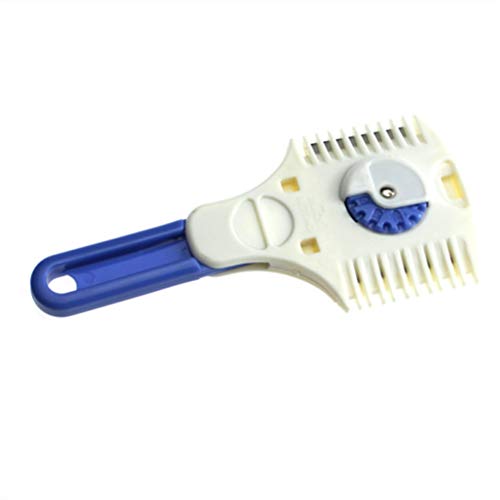 CNSELLER Professional Hair Cutter Comb & Scissors Set - Split Ends Trimmer with Double Edge Razor Blades for Thin & Thick Hair Cutting, Styling & Split Ends Removal - Perfect for Home Haircuts, Salon Styling & DIY Hair Maintenance