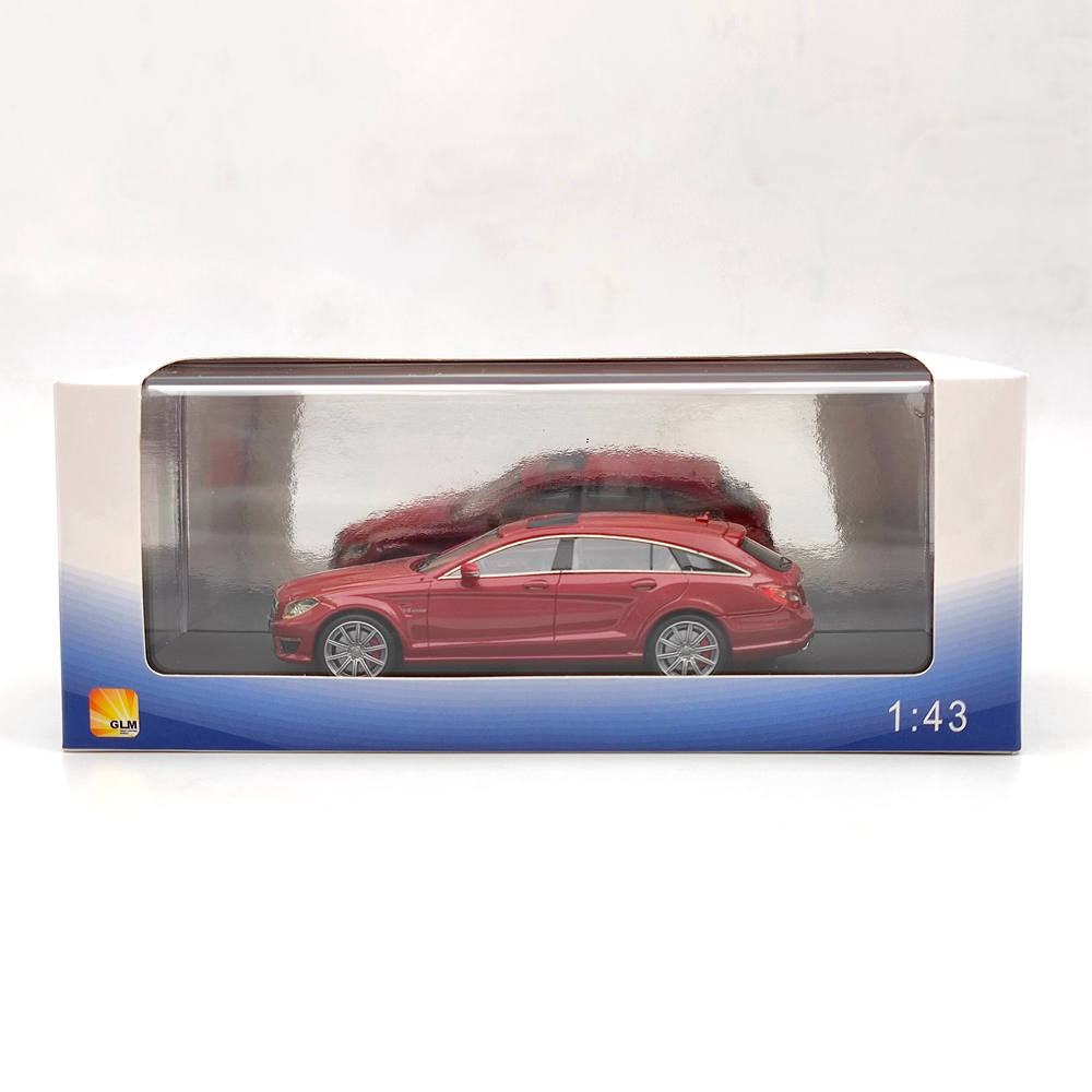 1/43 Scale Mercedes Benz AMG CLS63 Shooting Brake S Model - Red Resin Diecast Car - Limited Edition Collectible - Perfect for Display, Gifts & Car Enthusiasts