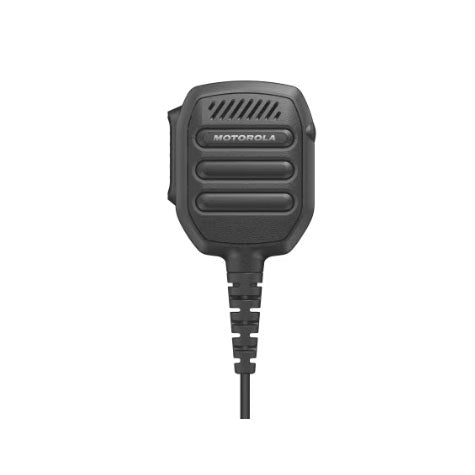 Motorola PMMN4148 RM110 Two-Way Radio Speaker Microphone - Durable & Clear Communication for Construction, Security & Outdoor Adventures