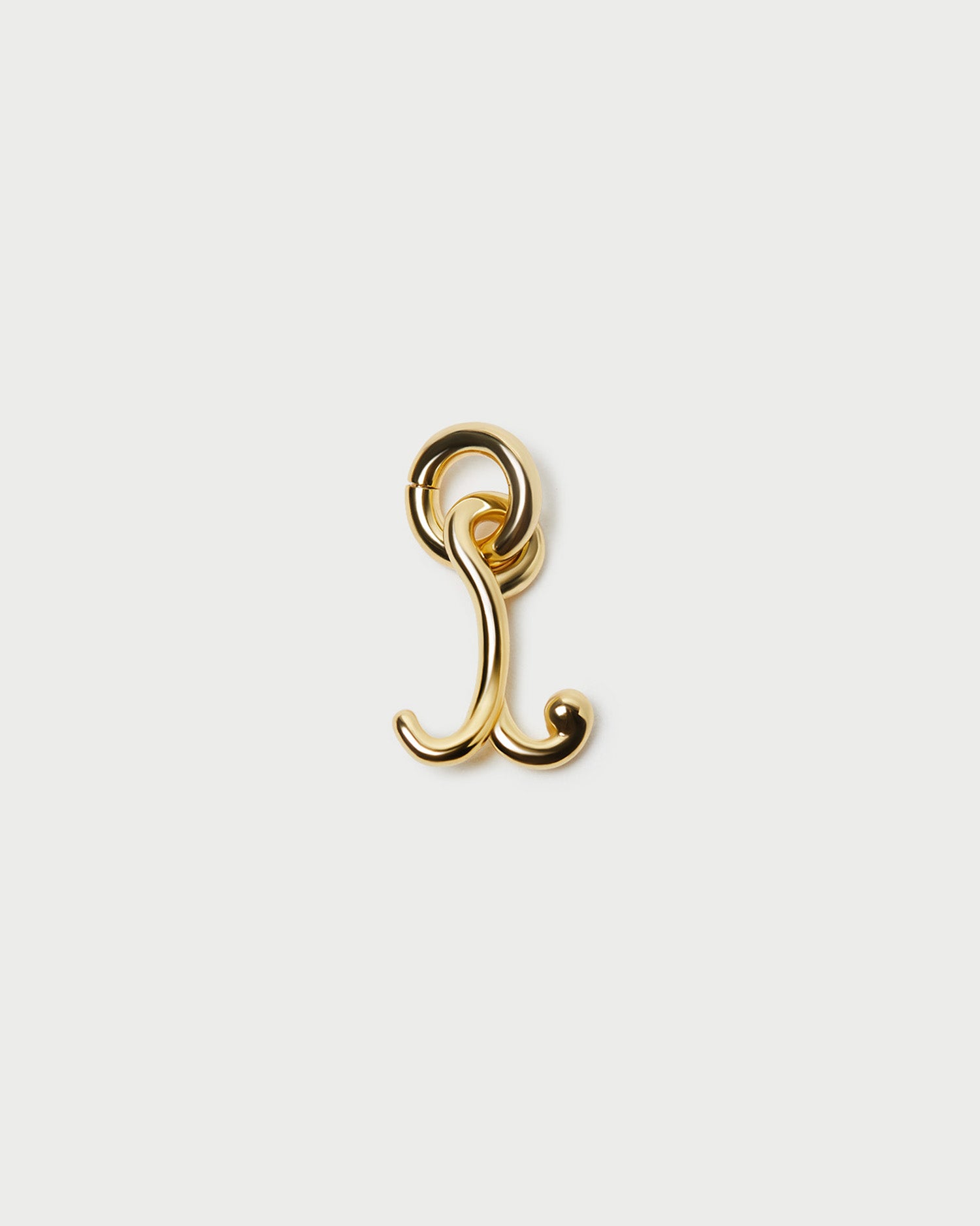 Small Gold Letter I Charm - Elegant Initial Pendant for Necklaces, Bracelets & DIY Jewelry - Perfect for Gifts, Personalization & Fashion Accessories