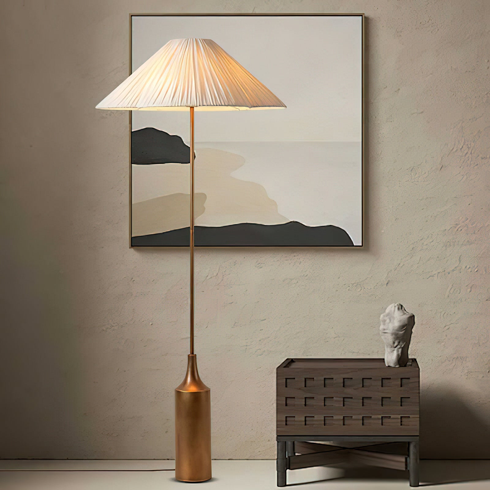 Elodie Floor Lamp - Modern LED Standing Light with Adjustable Brightness for Living Room, Bedroom & Office - Perfect for Reading, Relaxing & Decorating