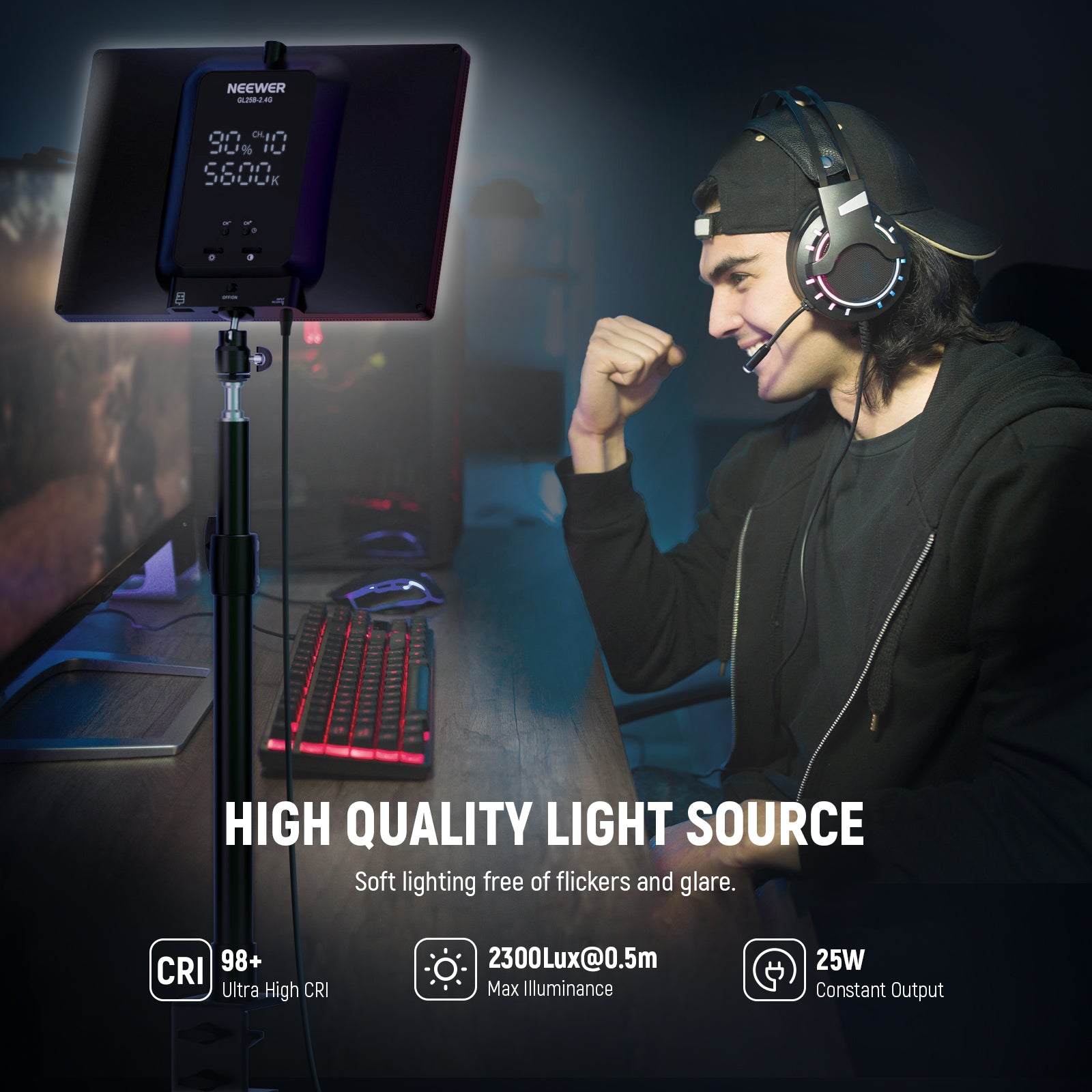 NEEWER GL25B 12.9