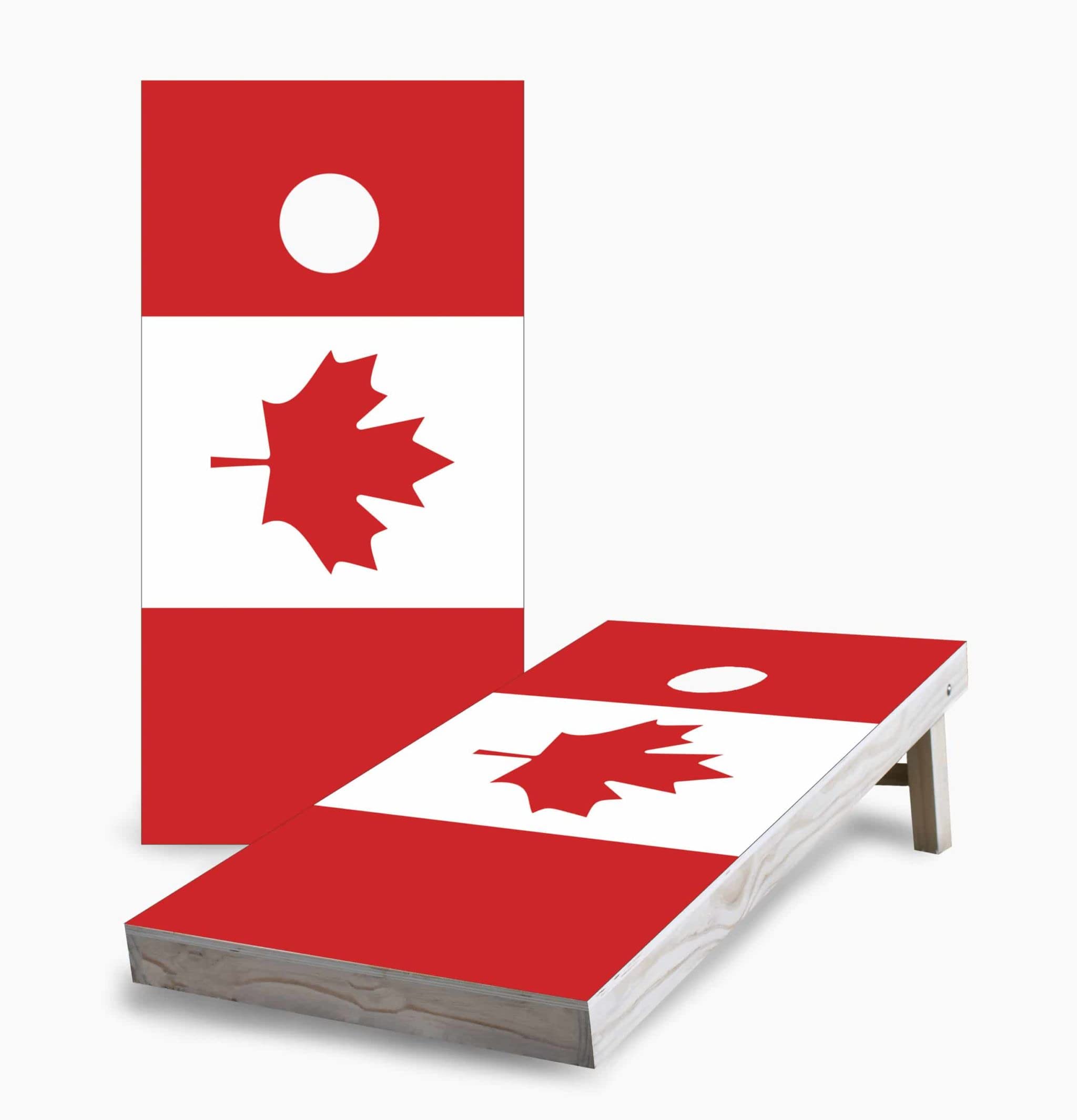 Premium Canadian Flag Cornhole Game Set - 2 Boards, 8 Bags & Accessories - Outdoor Lawn Games for Backyard, Tailgating & BBQs