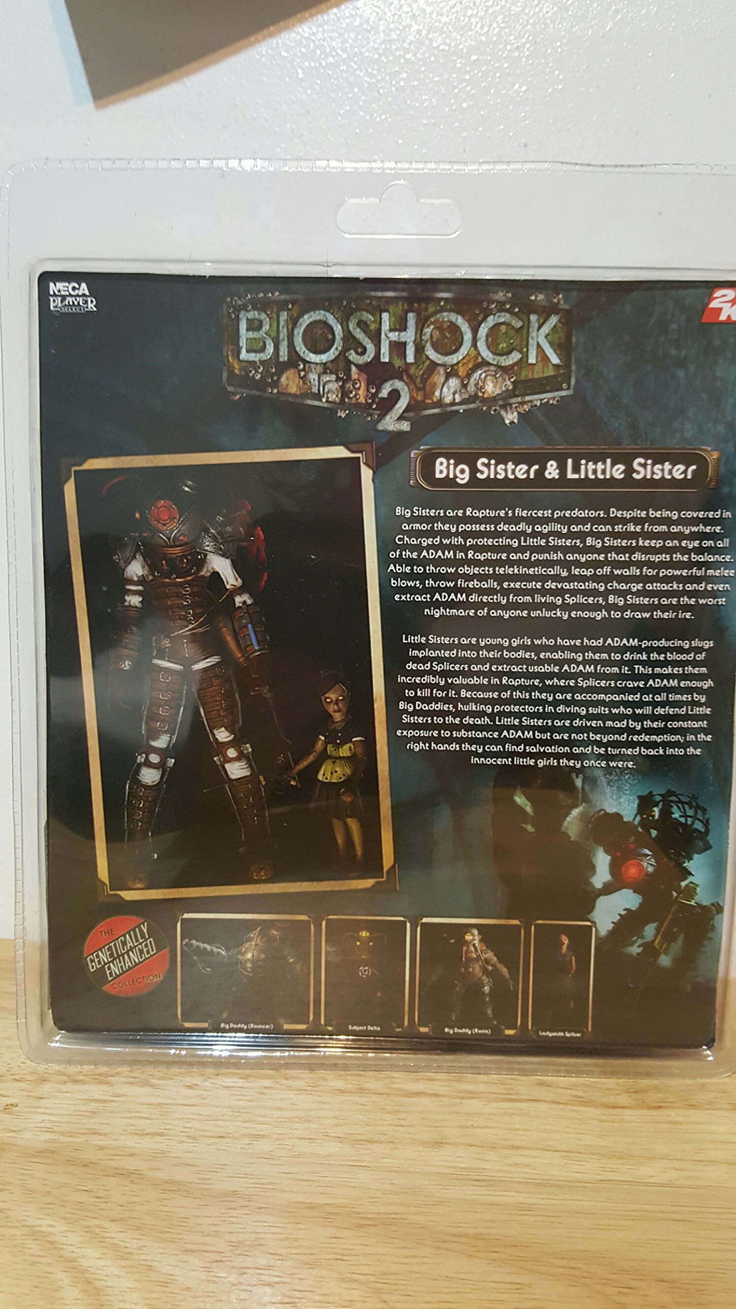 NECA Bioshock 2 Exclusive Ultra Deluxe Big Sister & Little Sister Action Figure 2-Pack - Collectible Video Game Character Figures for Display & Gaming Enthusiasts