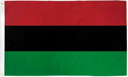 Tri-Color African American Flag 3x5 ft - Durable ROUGH TEX 68D Polyester - Perfect for Outdoor Display, Home Decor & Cultural Celebrations