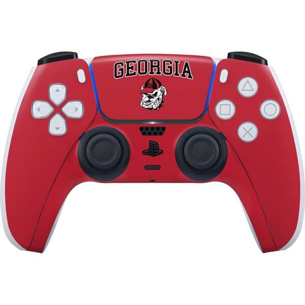 Officially Licensed University of Georgia Bulldogs PS5 Controller Skin | Custom Gaming Decal for Sony PlayStation 5 DualSense | Durable Protective Cover for Gamers & Collectors | Perfect for Game Nights, Esports & Display