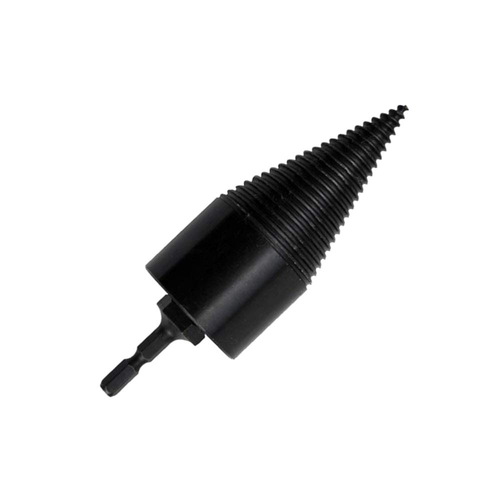 DOITOOL 38mm Heavy Duty Log Splitter Drill Bit - Wood Splitting Screw Cone Driver for Firewood - Medium Size | Perfect for Fireplace, Camping & Woodworking Projects