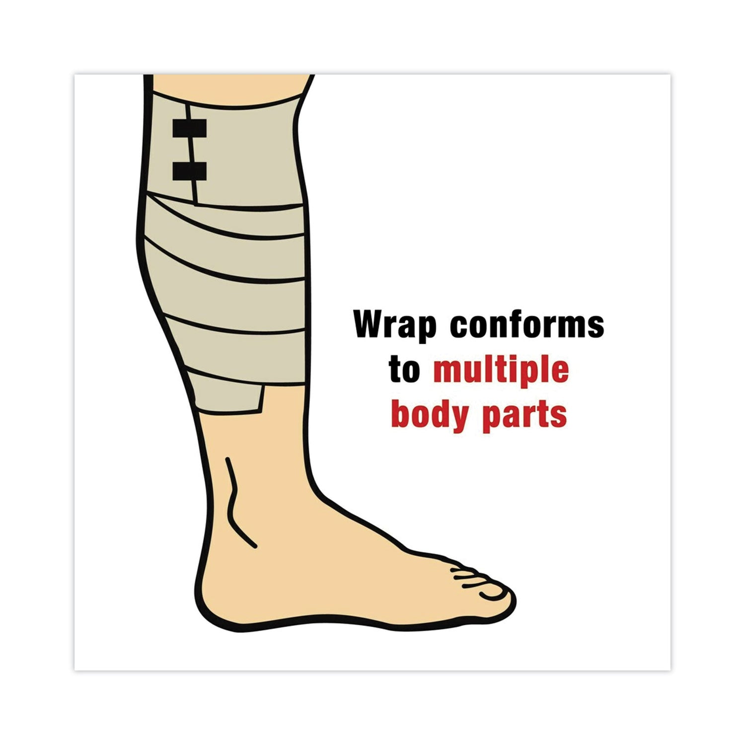 ACE™ Elastic Bandage with EZ Clips - 3