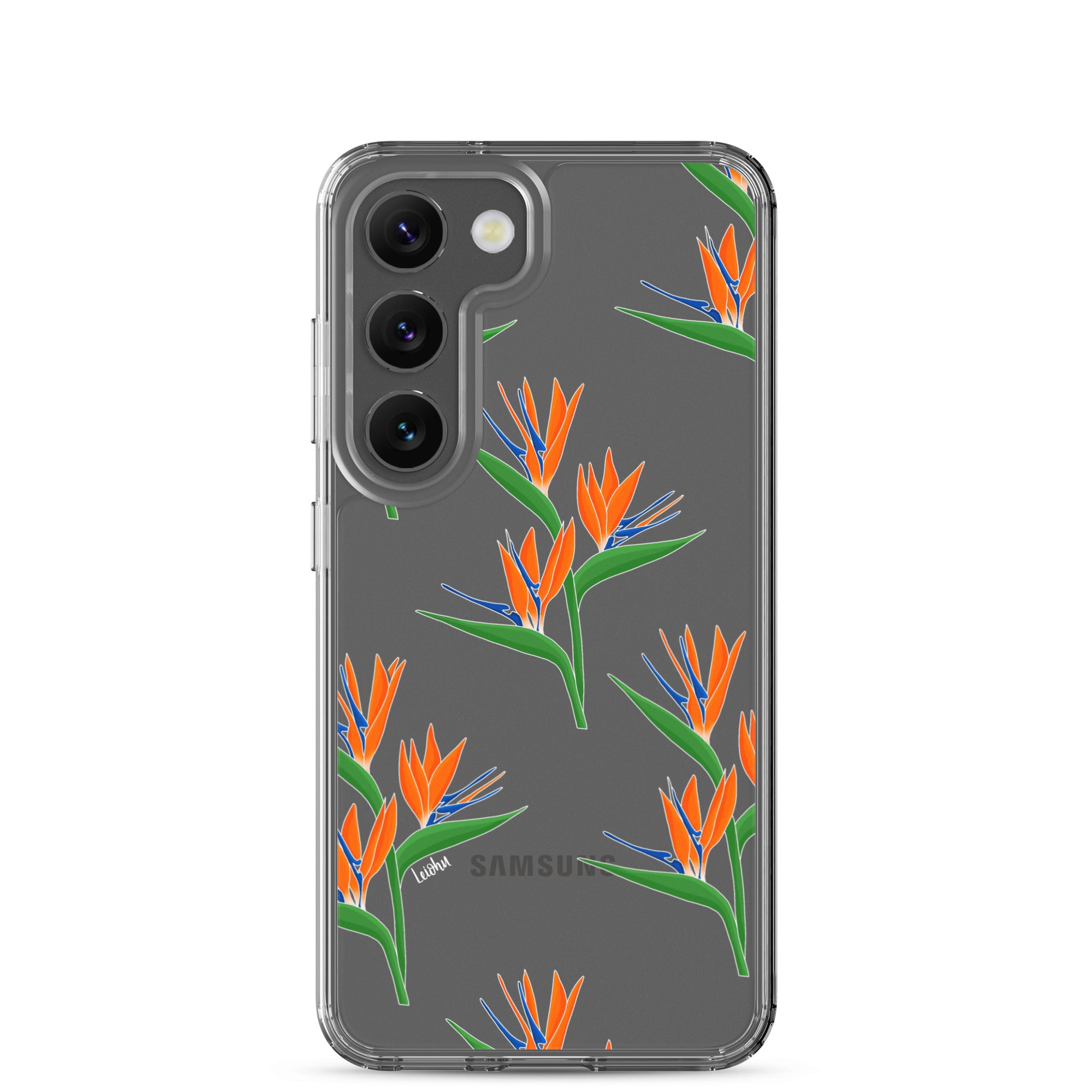Bird of Paradise Clear Phone Case for Samsung Galaxy - Slim Protective Cover for Everyday Use & Travel