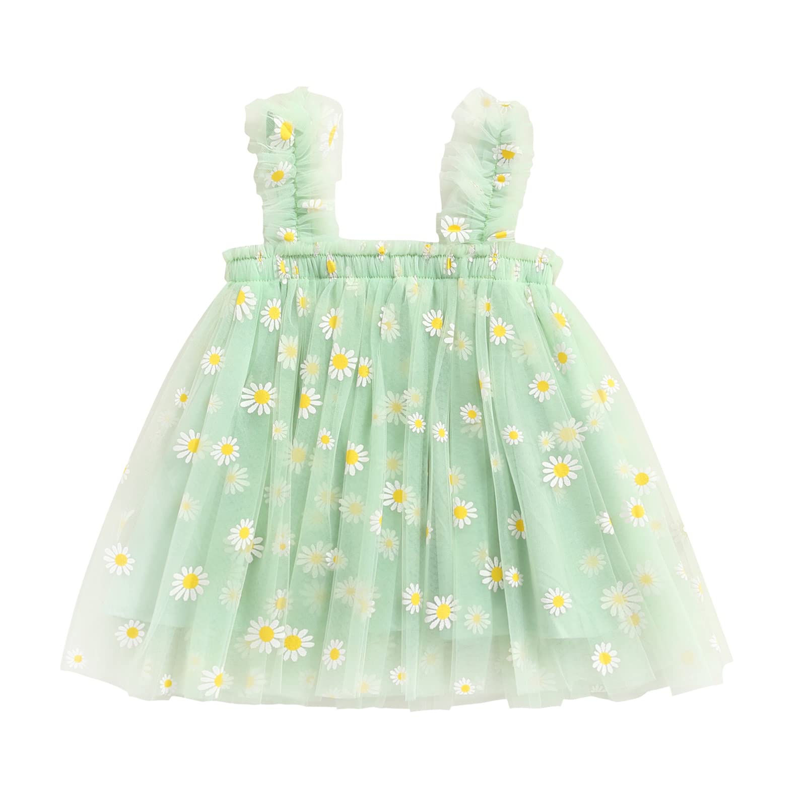 Baby Girls Tutu Dresses - Toddler Sleeveless Tulle Princess Dress for Birthday Party, Cute Sequin Floral Sundress | Perfect for Photoshoots, Pageants & Special Occasions