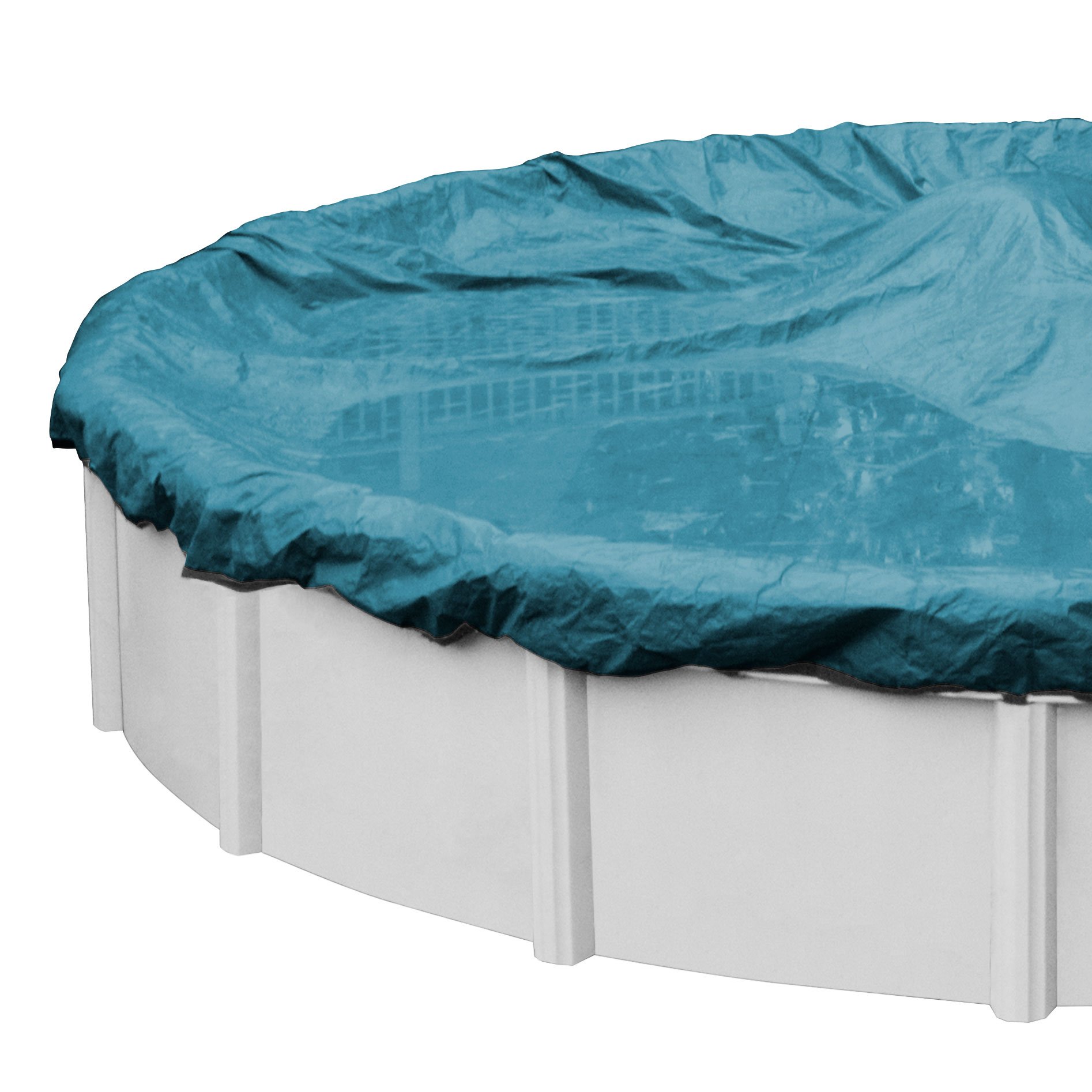 Robelle 5828-4-ROB 28-Foot Round Above Ground Winter Pool Cover - Heavy Duty Galaxy Design for Swimming Pool Protection | Perfect for Cold Weather & Snow Season Pool Maintenance