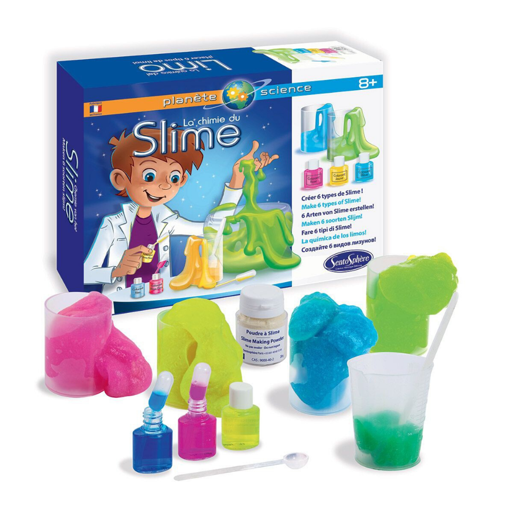 Sentosphère DIY Slime Making Kit - Fun & Creative Slime Workshop for Kids - Perfect for Birthday Parties, STEM Learning & Sensory Play