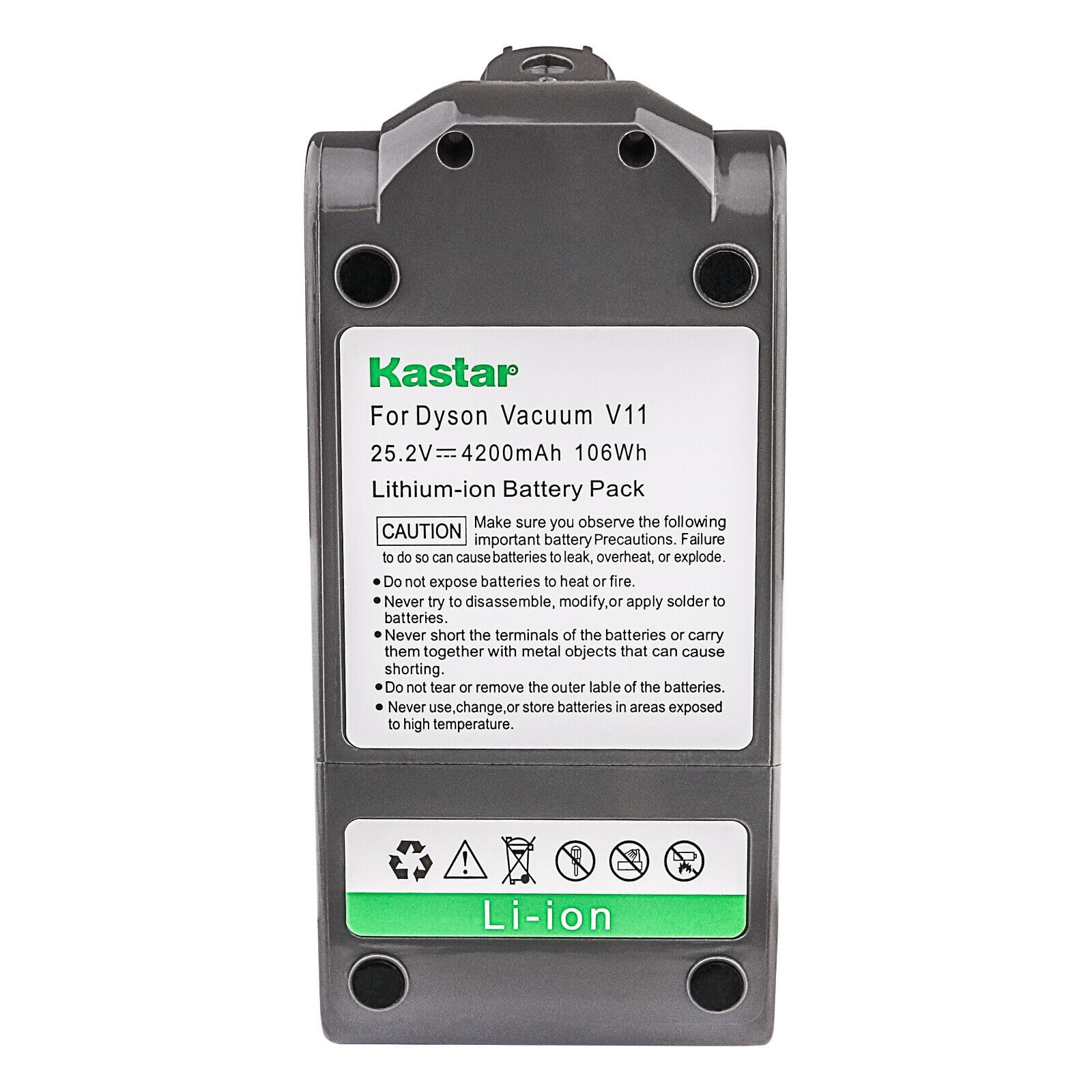 Kastar 1-Pack V1101 Replacement Battery for Dyson V11 Complete/Absolute/Fluffy Cordless Vacuum - Long-Lasting Power for Deep Cleaning Hard Floors & Carpets
