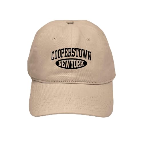 Khaki - Cooperstown New York Cap