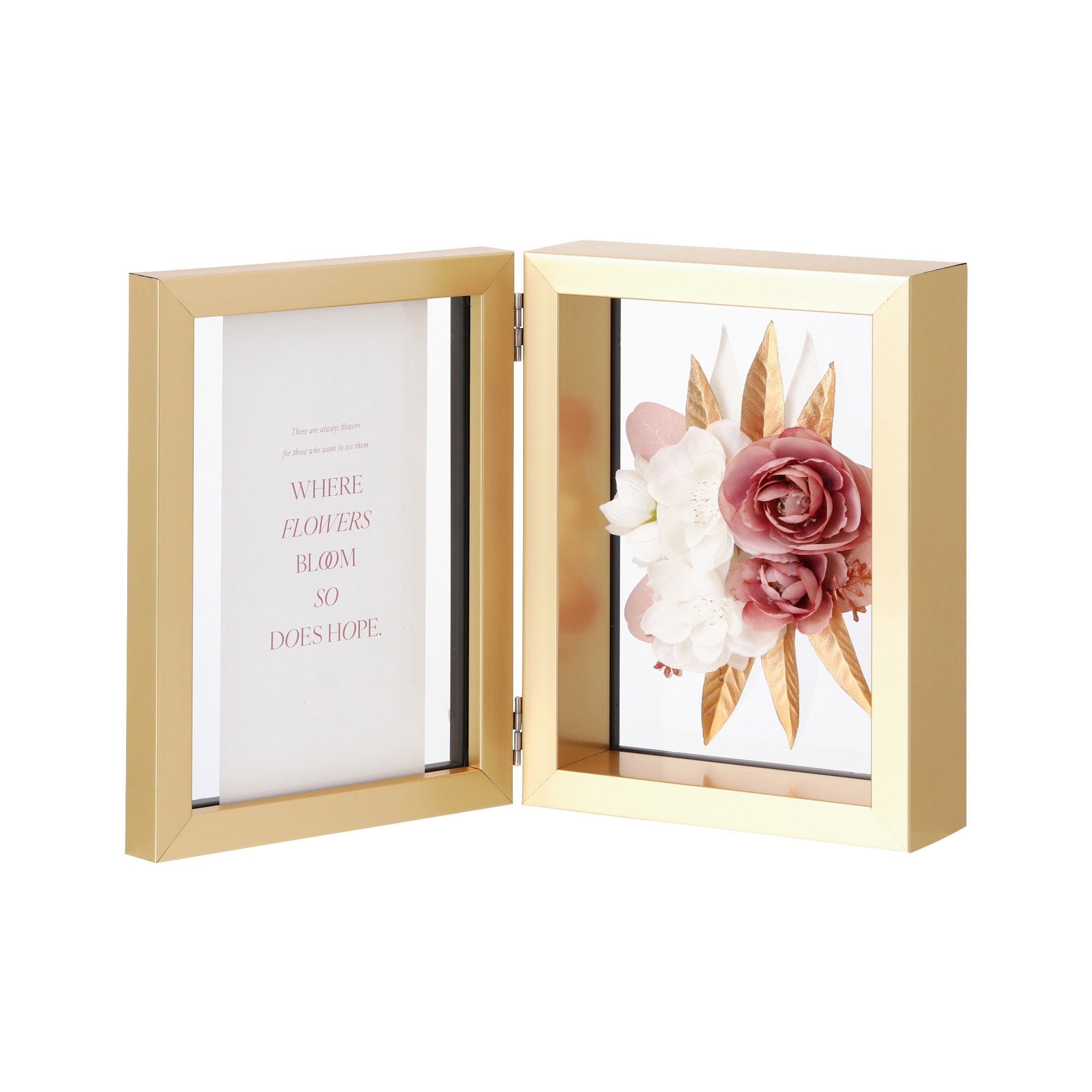Pink Art Flower Frame - Elegant Home Decor for Living Room, Bedroom & Wedding Decorations