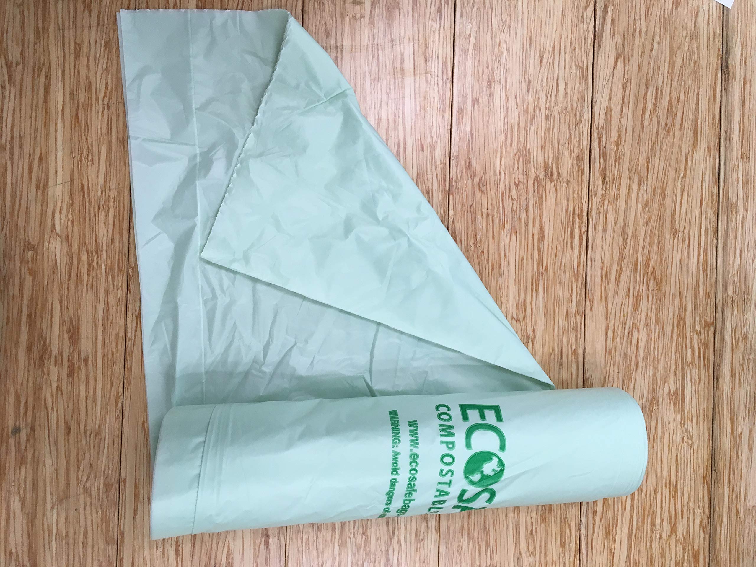 **EcoSafe 6400 Certified Compostable 55 Gallon Trash Bags (42