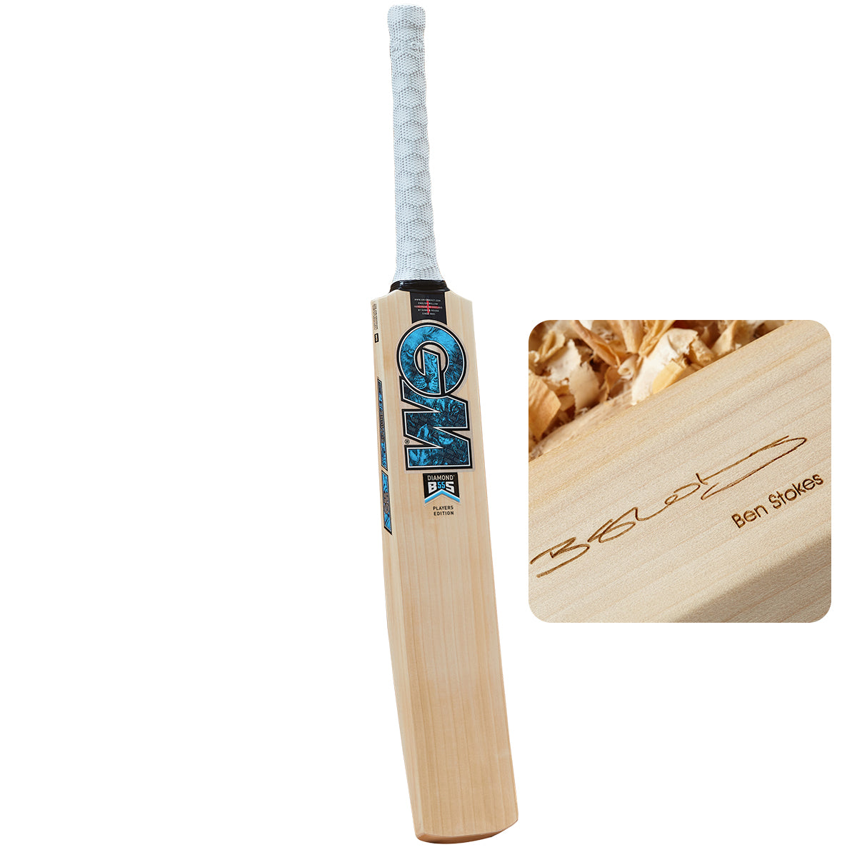 Gunn & Moore Ben Stokes Phase II DXM Players Edition Cricket Bat - Premium English Willow for Professional & Amateur Players - Perfect for Matches, Training & Practice Sessions