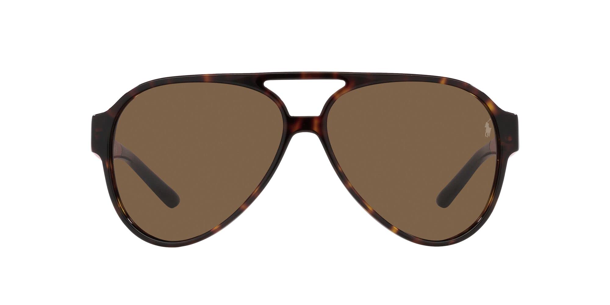 Polo Ralph Lauren Men's Ph4130 Aviator Sunglasses - Classic Polarized Pilot Shades for Driving, Travel & Outdoor Activities