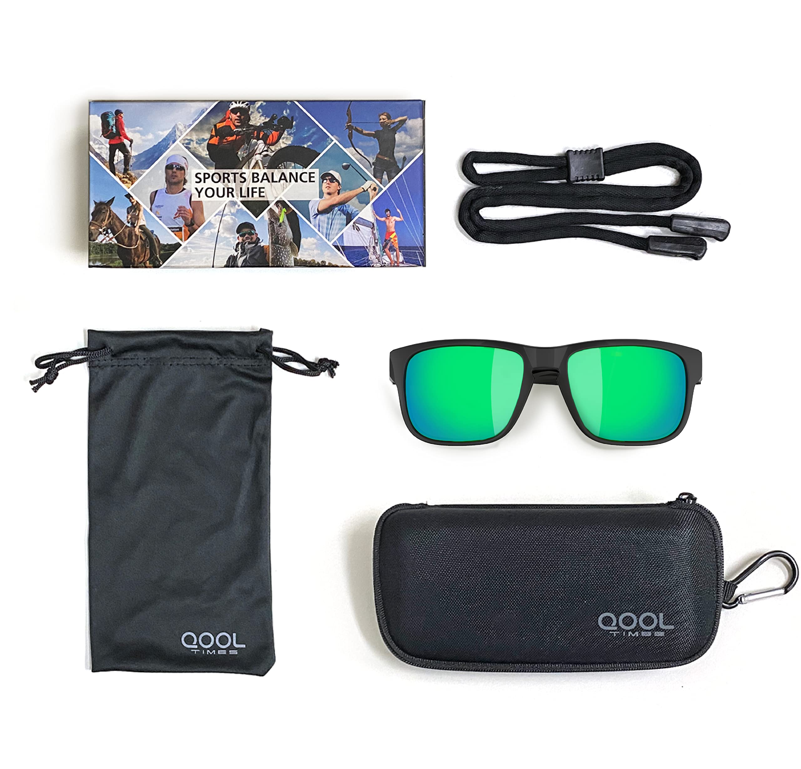 Polarized Fishing Sunglasses for Men & Women - UV Protection, Lightweight & Durable for Running, Hunting, Golf, Cycling & Hiking - Perfect Outdoor Sports & Active Lifestyle Accessories